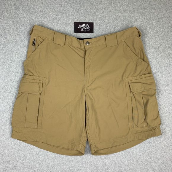 Duluth Other - Duluth Trading Shorts Mens Sz XL (37 x 9) Dry on the Fly Khaki Tan Cargo Nylon
